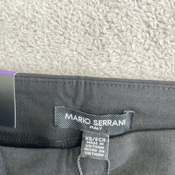 NEW Mario Serrani Women's XS Comfort Stretch Capri Pants Black - Picture 5 of 9